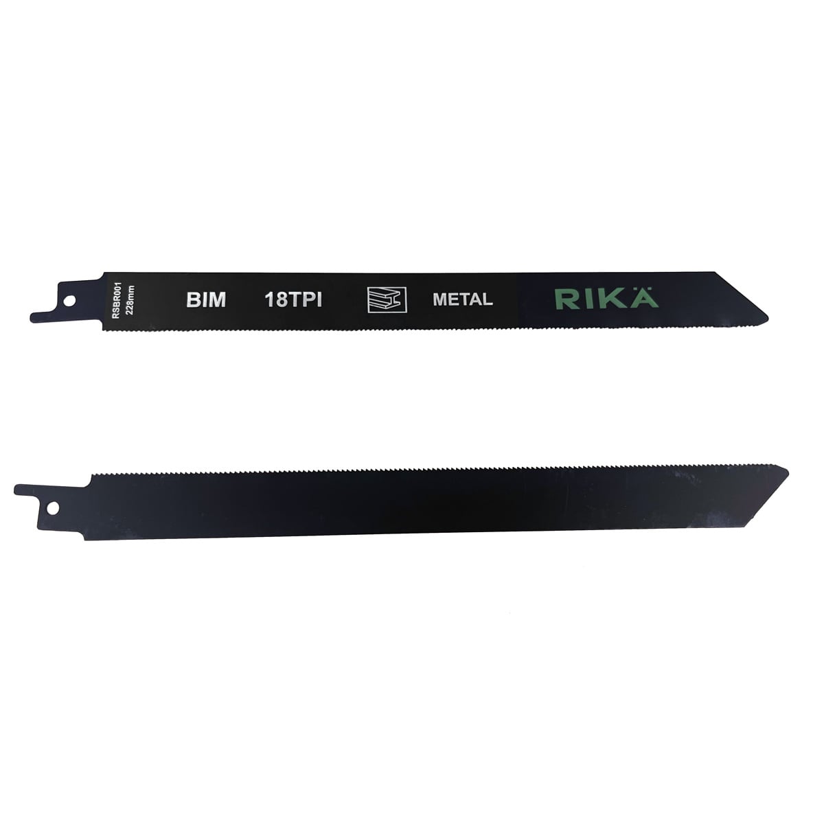 Rikä 228mm 18 TPI Bi-Metal Reciprocating Saw Blades for Metal - Pack of 5 - Type S1122EF